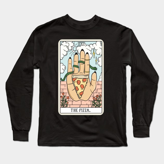 PIZZA READING (LIGHT) Long Sleeve T-Shirt by sagepizza